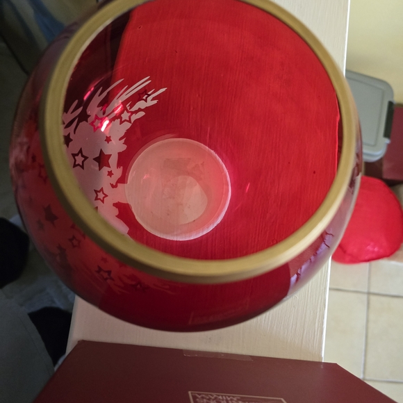 Mikasa Red and Gold Holiday Decor Bowl - Picture 3 of 4